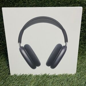 Apple Over-Ear Headphones in Gray with Wireless Design and Soft Cushions